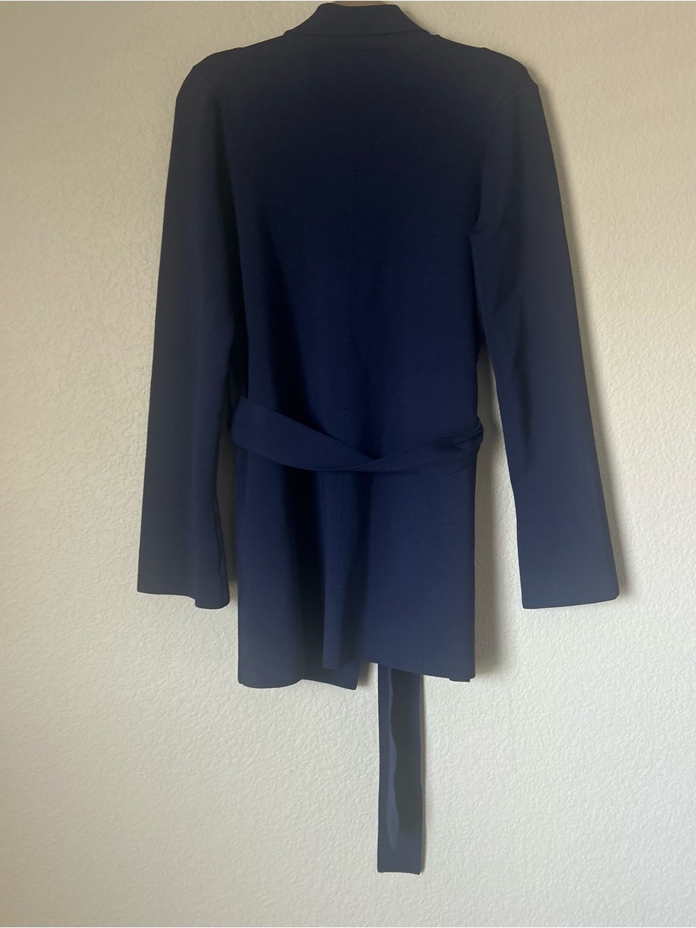 M.M. Lafleur Merritt Wrap Jardigan in Dark Navy - Picture 6 of 6